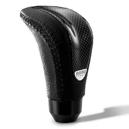 Momo - Combat Evo Carbon / Black Leather Gear Knob