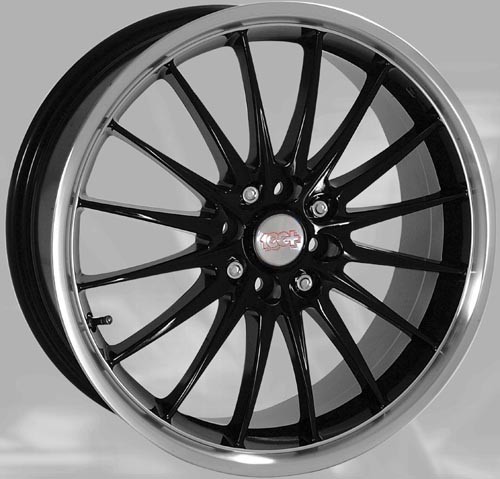 Team Dynamics Jet Black - 18" Alloy Wheels And Tyres