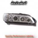 AutoArt - Peugeot 306 97-00 Chrome Angel Eye Projector Headlights