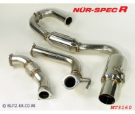 Blitz - Toyota MR2 89-99 Turbo NUR Spec-R 3-Piece Exhaust System
