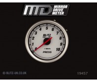 Blitz - Mirror Drive Pressure Gauge White Face