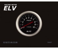 Blitz - ELV Pressure Gauge Black Face