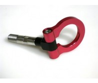 Six Performance - Universal Fold Down Tow Hook Red Anodized