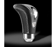 Momo - Combat Evo Chrome / Black Leather Gear Knob