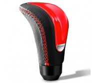 Momo - Combat Evo Red / Black Leather Gear Knob