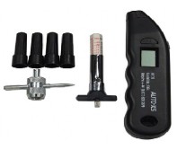 Streetwize - Digital Tyre Gauge Valve Tool & Valve Caps