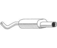 Remus - Hyundai Accent 1.4 95bhp 07- Sports Label Rear Silencer (2 x 82x67mm Tailpipe)