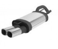 Remus - Hyundai Elantra 1.6 89bhp 02- Sports Label Rear Silencer (2 x 92x78mm Tailpipe)