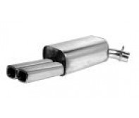 Remus - Chevrolet Corvette 5.7 V6 278bhp 92- Sports Label Rear Silencer (2 x 102mm Left Tailpipe)