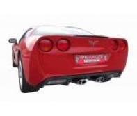 Remus - Chevrolet Corvette C6 6.0 401bhp 07- Sports Label Rear Silencer (2 x 150x85mm Right Tailpipe)