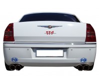 Fox Exhausts - Chrylser 300C Saloon Rear Silencer R/L With Tailpipe No17