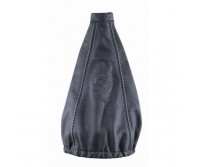 Sparco - Sport LC Black Leather / Silver Stitching Gear Gaiter