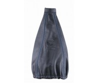 Sparco - Sport LC Black Leather / Blue Stitching Gear Gaiter