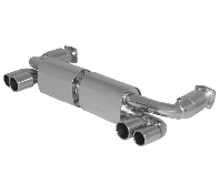 Remus - Porsche 911 (997) 3.6l Turbo M97/70 473 bhp 07- Sports Label Rear Exhaust Silencer With Twin Tail Pipes ( 2 x 76mm / 84mm Tail Pipes )