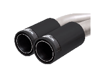 Remus - Porsche Boxster (987) Facelift 2.9l 252 bhp 09- Rear Exhaust Silencer System ( 2 x 98mm Black Chrome Edition Tail Pipes )
