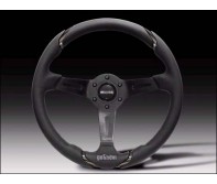 Momo - Gotham Black Leather Steering Wheel